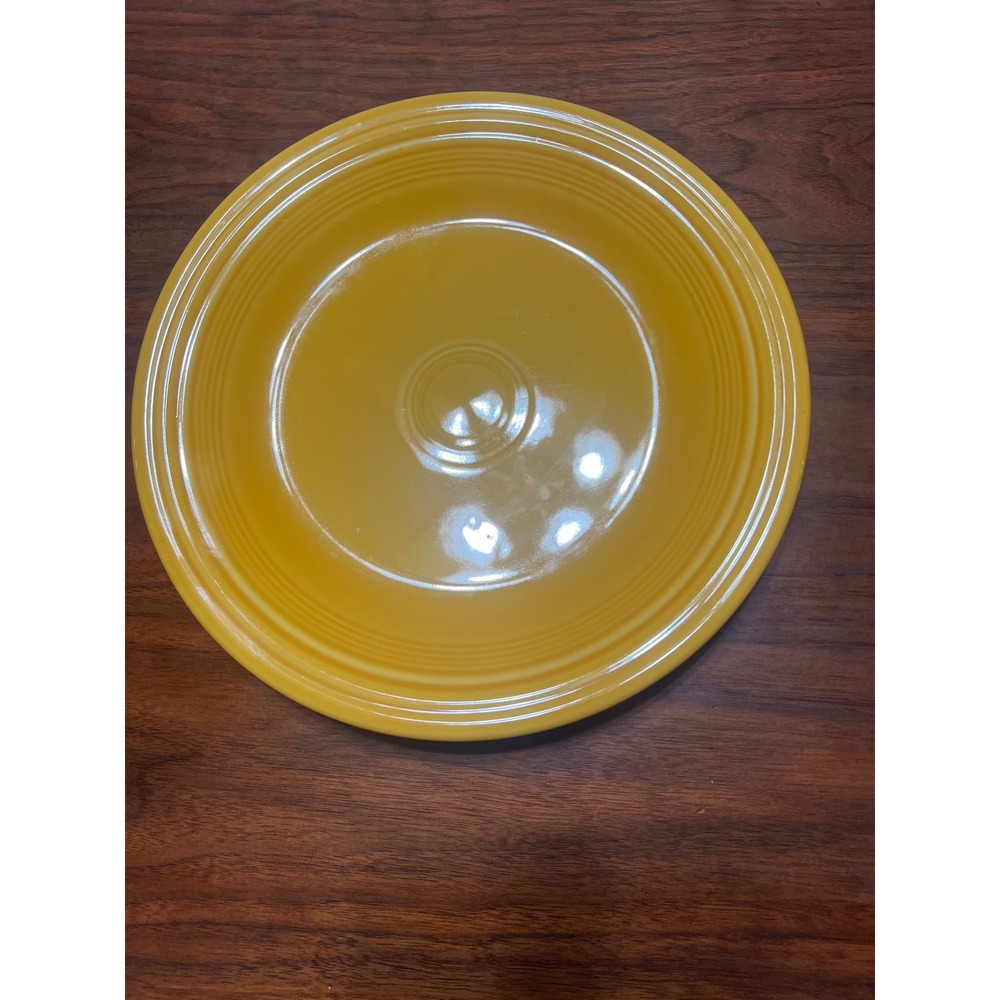 Fiesta ware‎ Homer Laughlin China Marigold Yellow Dinner Plate Lead Free 10.5"